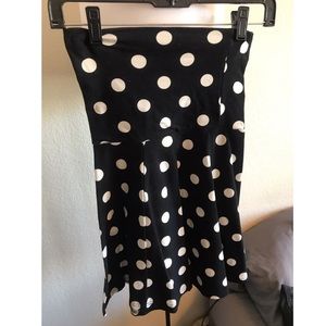 Polka dot mini dress